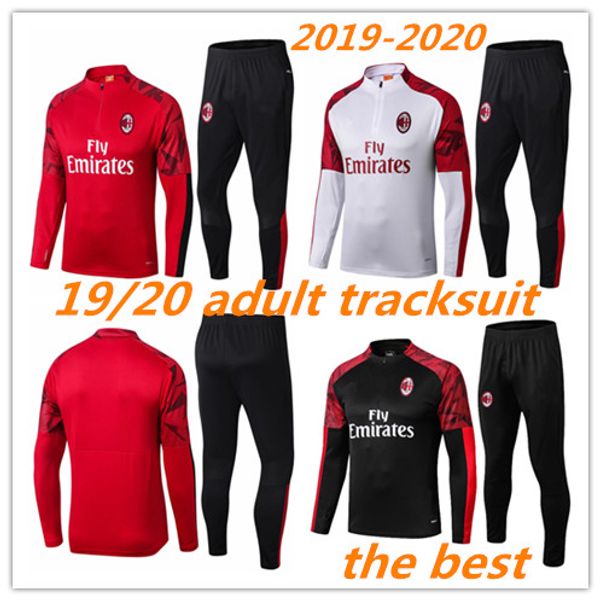

2019 ac milan occer training uit urvetement 18 19 20 ac milan higuain calhanoglu bonucci football track uit, Black;red