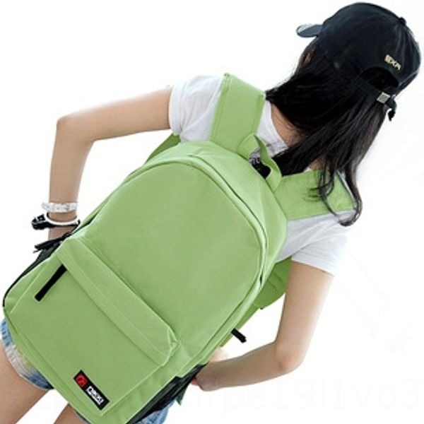 

solid color female candy computer backpack fashion student candy color bag academic style computer backpack
