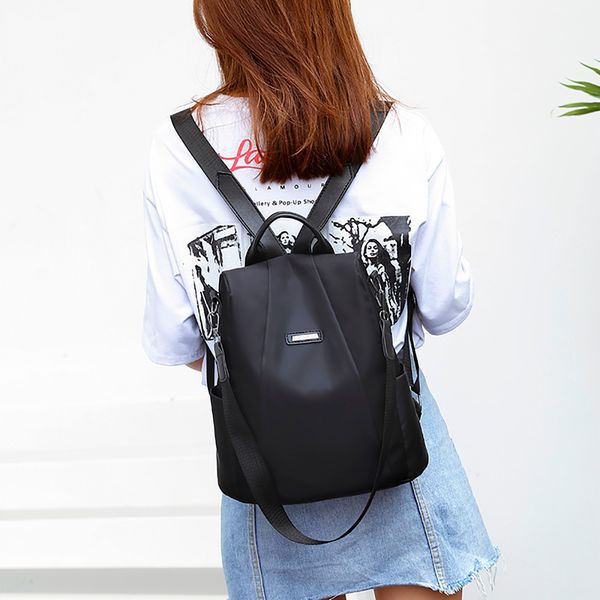 

sleeper #401 2018 new women travel backpack travel bag mochila anti-theft oxford cloth backpack solid for girls ing