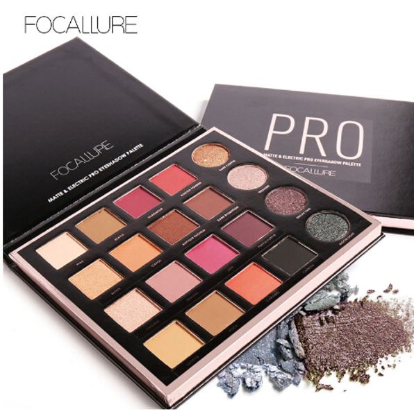 

new 20 colors matte&electric pro eyeshadow makeup eye shadow shimmer nude glitter shadow palette magic star collection