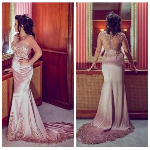 

sheer long sleeves mermaid evening dresses 2019 slim formal vestidos de prom party gowns maxi women special occasion party gowns cheap, Black;red