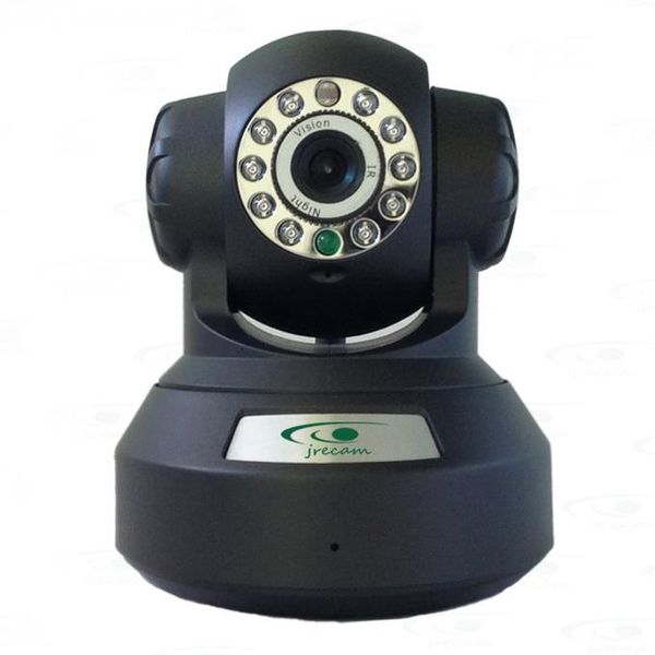 Jrecam JM3866W безопасность Беспроводная IP-камера 720p Мега Пиксель P2P подключи и играй двухстороннее аудио с ИК ночного видения-черный