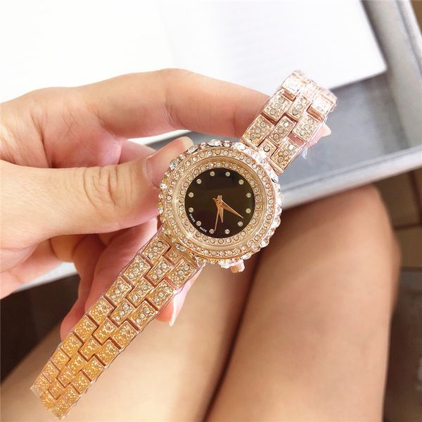 

luxury full diamonds woman watches brand new nice ladies dress female jewelry buckle wristwatch gifts drop shipping, Slivery;brown
