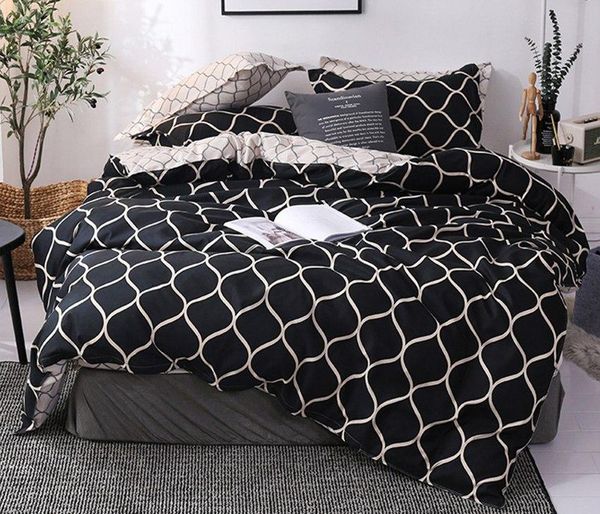 

the new high-grade home textile bed three-piece set without sheets quilt cover pillowcase multiple styles twin180*220cm full200*230cm