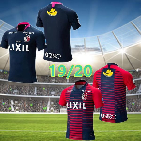 

2019 2020 j1 лига касима антлерс дома футбол джерси 19 20 прочь япония j league касима антлерс красный голубой полосой футбольные рубашки, Black;yellow