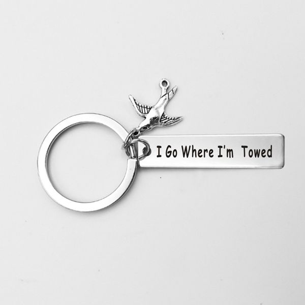 

family friends gifts keychain drive safe be safe live pendant birds engraved gift for couples lovers 8 categories choose, Silver