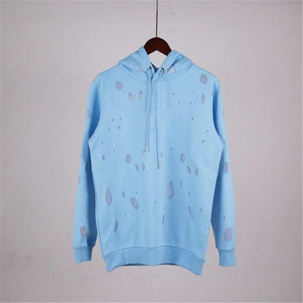 

mens конструктора hoodie марка мужчины и женщины пуловер мода длинные уличная sleeved hoodie письма печать big hole толстовка s-2xl, Black