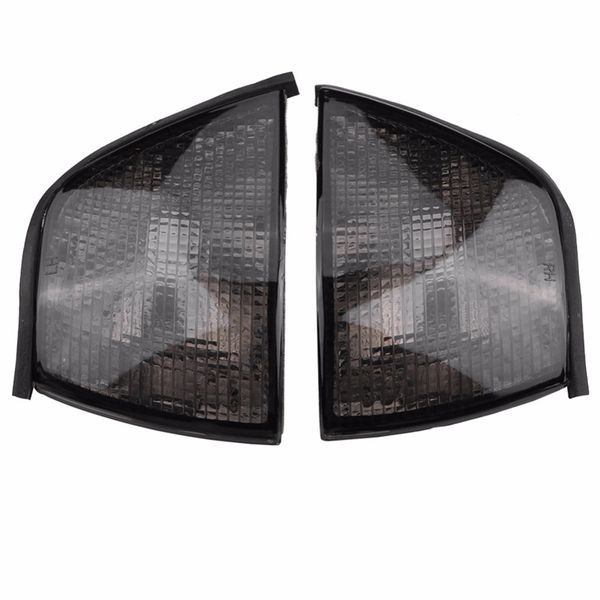 

1 pair car turn signal light cover corner warning light shell smoke for 3 series 318i 325i e36 4dr sedan & wagon 1992-1998 6