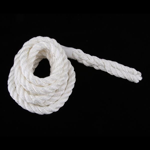 

white boat line double braid line marine docking rope lines 3/8 '' x 6.5