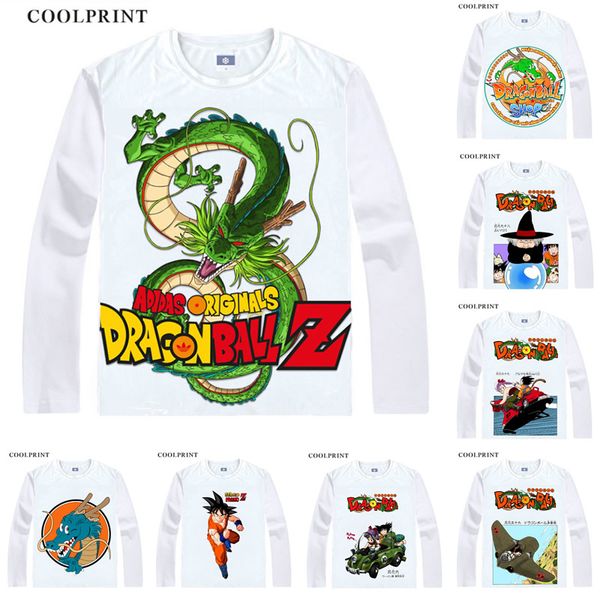 

dragon ball z 3d printing summer dragonball manga son goku anime cosplay custom shirts tank long sleeves fitted printed, White;black