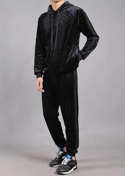 

2019 new fa hion de igner fleece hooded track uit weat uit chine e ize men training jogging weat track uit zdl 89