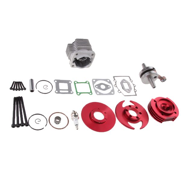 

engine cylinder head crank cover big bore end kit for 50cc mini dirt pocket bike