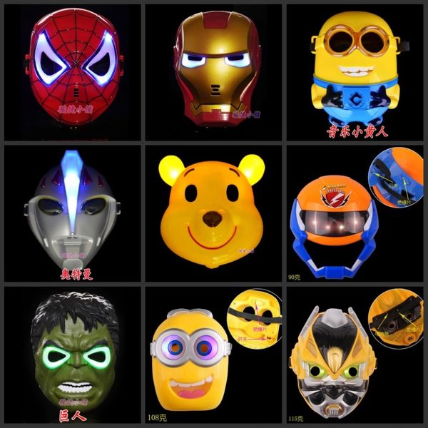 

Glow In The Dark светящуюся супергера маска Movie Guy маски для Хэллоуина косплея партии костюм театра реквизит свободного корабля