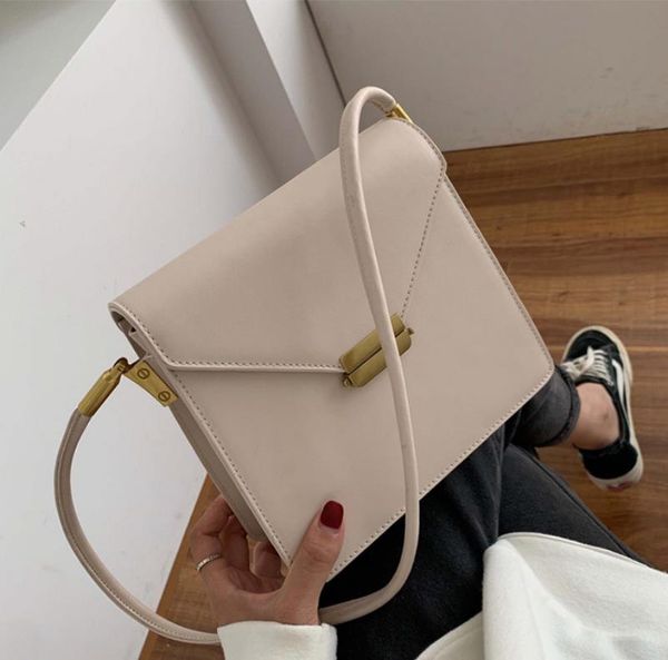 

messenger small black bags for women 2020 new versatile simple one shoulder handbags retro small square bag