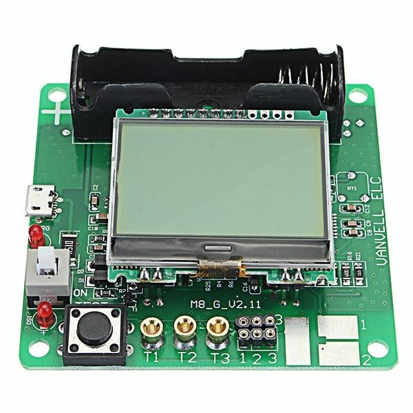 2019 New 3 7V DIY Transistor Graphic Tester LCD Digital Multimeter Diode Inductor Capacitor ESR Meter Shell Multifunction DIY Kit From Isyour