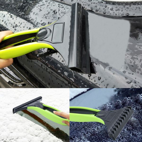 

2-in-1 car ice scraper pvc snow ice remover winter car de-icing tool