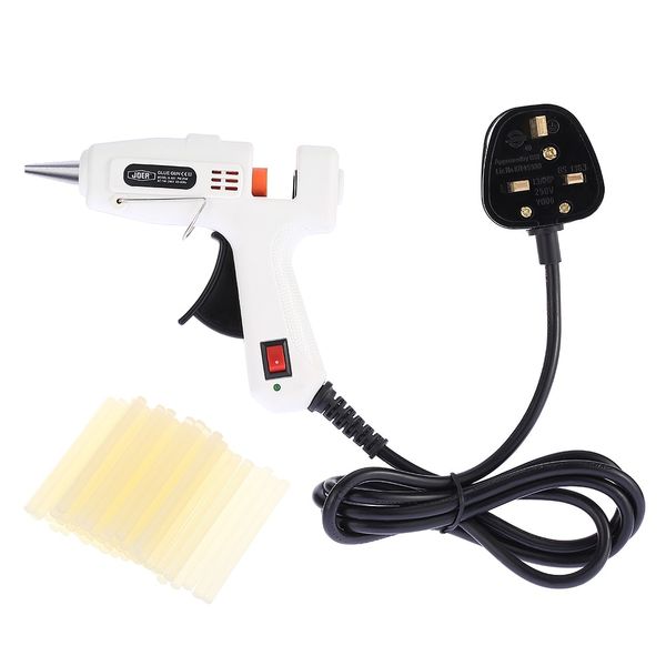 

25w melt glue gun professional glue gun mini handy high temp heater heating craft repair tool with 50pcs sticks