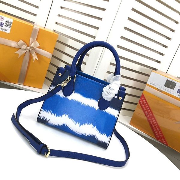 

2020 new onthego women leather shopping tote bag shoulder bags handbags crossbody bags purse cosmetic bag 3 size big size 41 cm