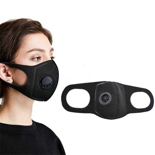 

dhl shipreusable black color sponge face masks anti-l wide straps mouth-muffle dustproof pm 2.5 elastic ear loop mask aiey