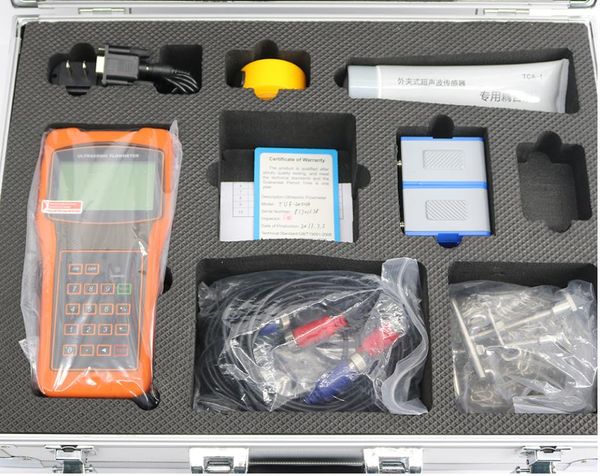

tuf-2000h digital ultrasonic flowmeter flow meter with standard transducer tm-1+ts2 measuring range dn15-700mm