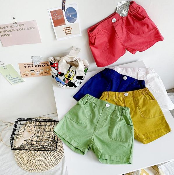 

2020 new girls boys shorts summer cotton fashion kids shorts 1-7t ho, Black