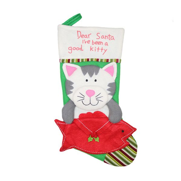 

christmas stockings dog cat envelope pet hanging ornament decorations for home party natural hanging ornament