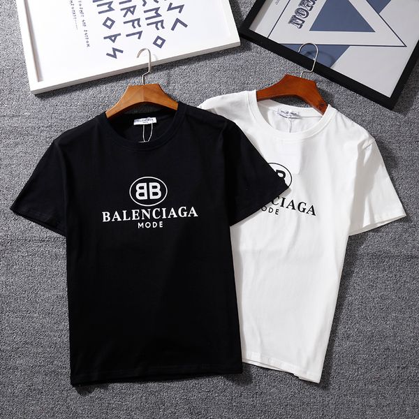

Бренд BB дизайн летняя улица Европа мода печати письмо мужчины футболки хлопок с к