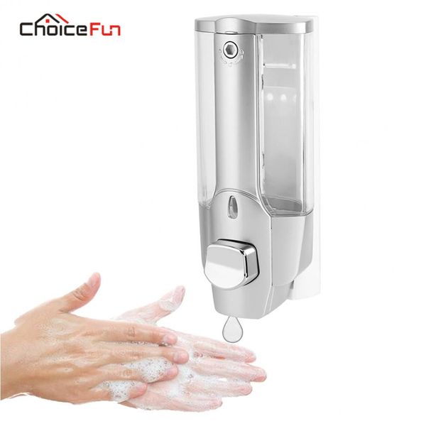 

выбор весело 350 мл настенный пластиковый серебряный туалет отель ванна ванная комната набор шампунь жидкое мыло диспенсер для душа