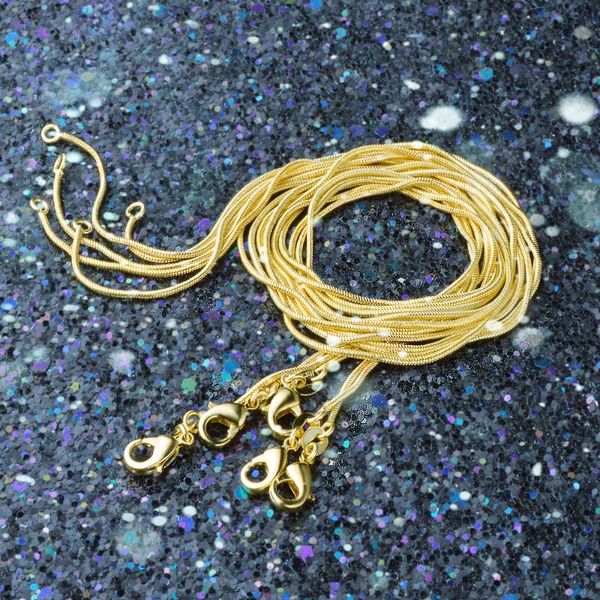 

1.2mm new snake bone necklace temperament charm women's clavicle chain, Silver