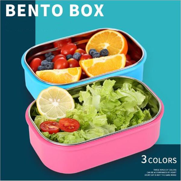 

stainless steel leakproof lunch box, insulated bento box food container with insulated lunch bag adults, kids , men, women