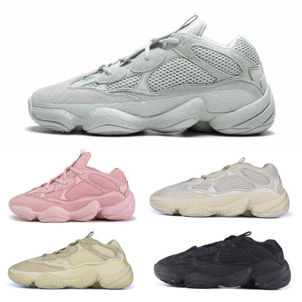 

kanye west salt wave runner 500 blush desert rat 500 super moon yellow running shoes mens women sneaker sports shoes