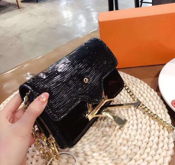 

designer women handbag luxury senior shoulder bags new style lady chain crossbody fashion double zipper bags