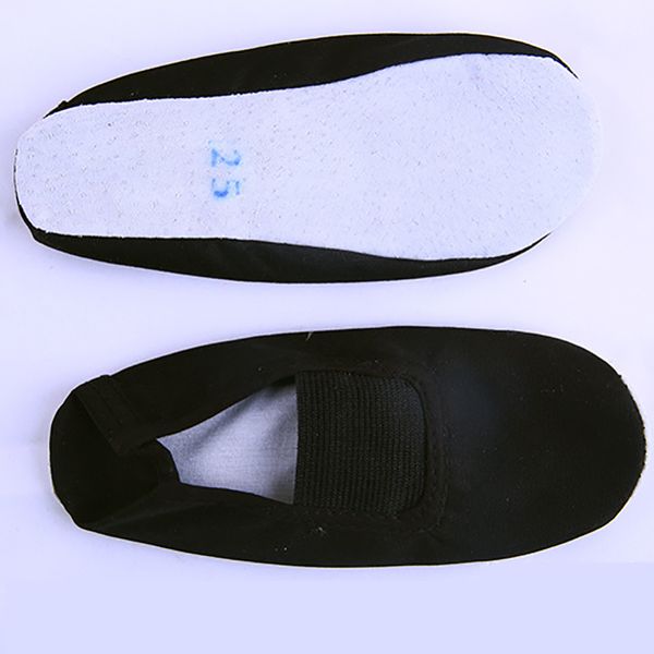

ushine eu22-45 whole leather sole black white flat yoga teacher fitness gymnastic ballet dance shoes for children woman man