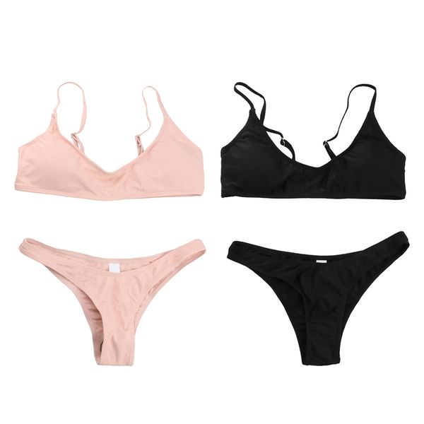 

2 set women bikini set summer bikinis swimwear low waist bathing suit s