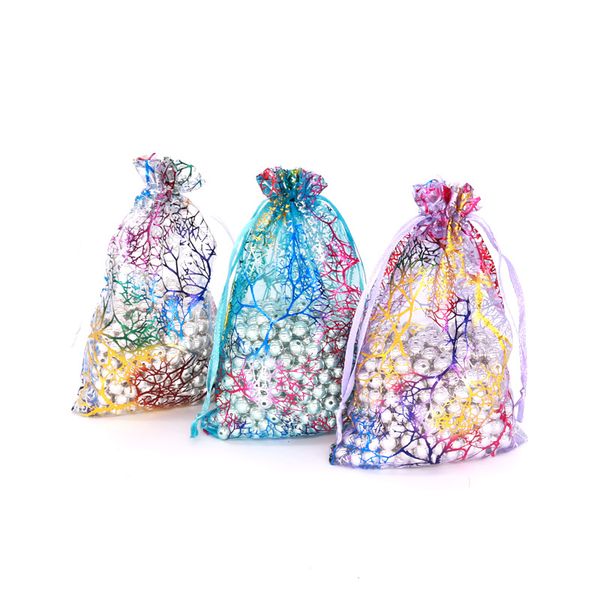 

pearl gauze bag coral grain gold color packing bag gift candy storage gauzes small pouch new arrival 0 24ry2 l1