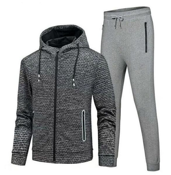 2019 Fashion Men Sportswear Hoodie Sweatshirts Autumn Winter Jogger Sporting Suit Mens Under Zipper Sweat Suits Tracksuits Set Plus Size ARMOR From