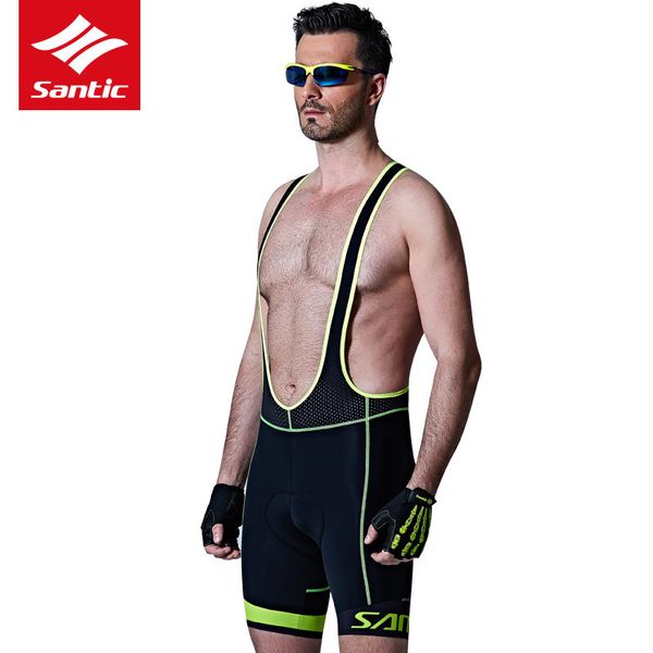 

santic cycling bib shorts men cycling jersey ropa ciclismo moisture wicking shorts 4d spong padded clothing summer
