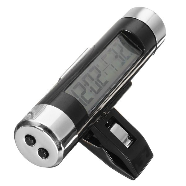 

car digital lcd display temperature thermometer monitor time clock