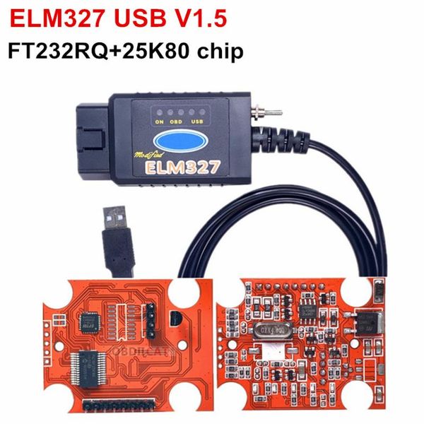 

elm 327 v1.5 pic18f25k80 ftdi/ch340 elm327 for frd fo--rscan hs-can/ms-can obd obd2 usb scanner car diagnostic auto tool