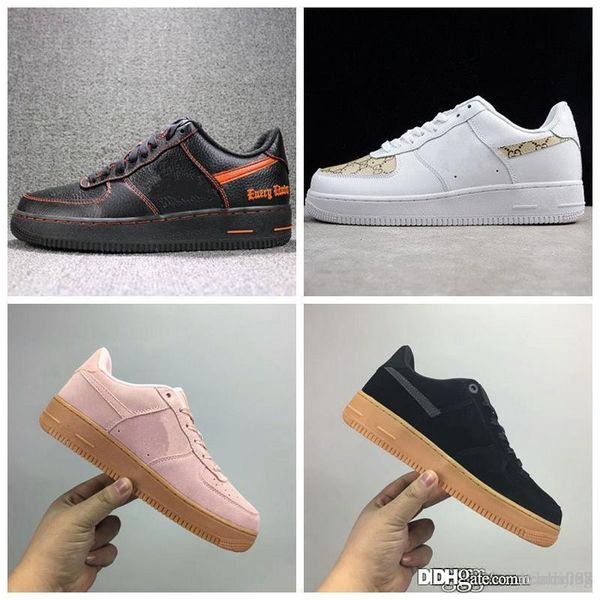 

дешевые утилиты классический черный белый замочить мужчины женщины повседневная обувь красный один спорт скейтбординг высокая низкая вырезат, Black