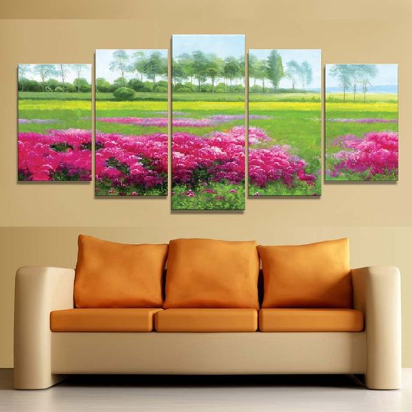 

high definition garden scenery spray painting home music restaurant decoration painting