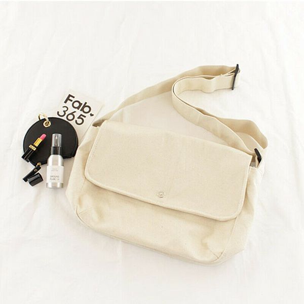 

2019 new women bag canvas messenger shoulder crossbody bag travel school tote pretty casual for female