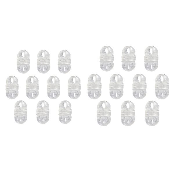 

20 pieces tent hooks tighten buckle awnings clamp clips outdoor camping