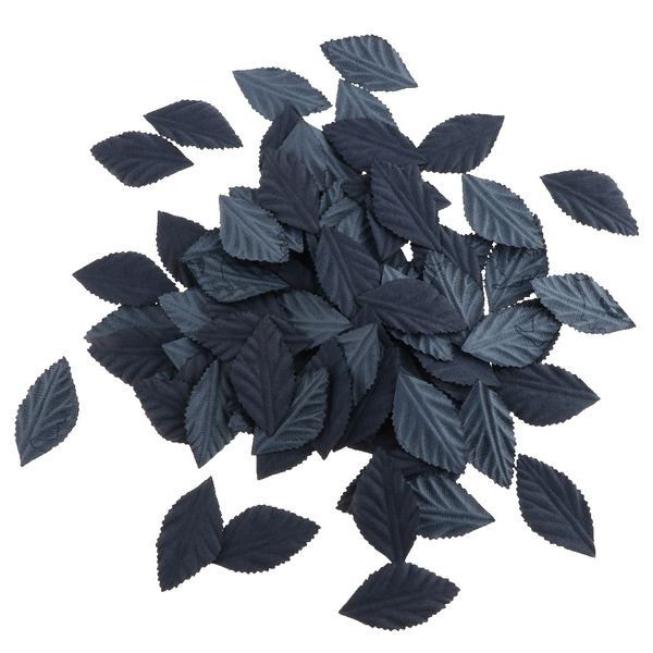 

100pcs artificial silk flower leaves bud bouquet home wedding craft decor
