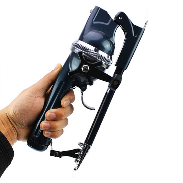 

2019 new 133/158cm mini fishing rod folding pole combo fiberglass reel lure fishing spinning rod fish tackle set line