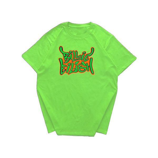 

billieeilish t shirt men party rock disco sound activated led t shirt light up and down flashing equalizer men's glowing tshirt, White;black