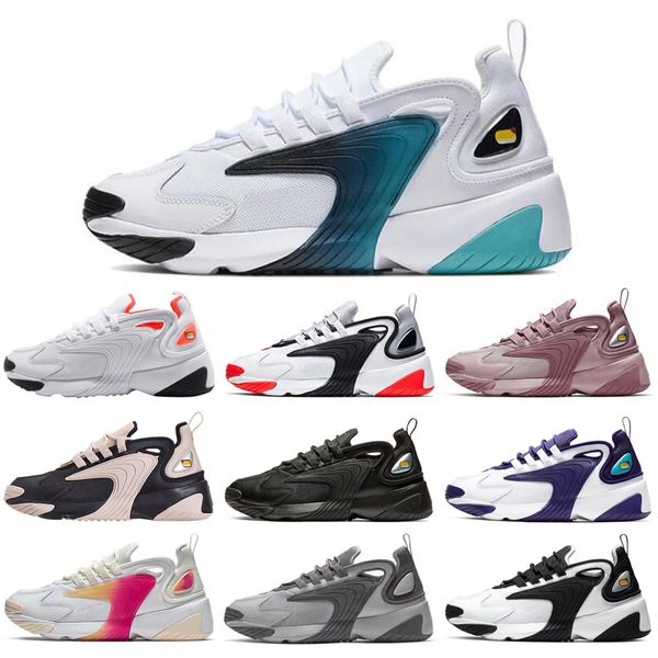 

men women running shoes m2k zoom 2k tekno 2000 black white triple black race red royal blue cream white mens trainers sports sneakers