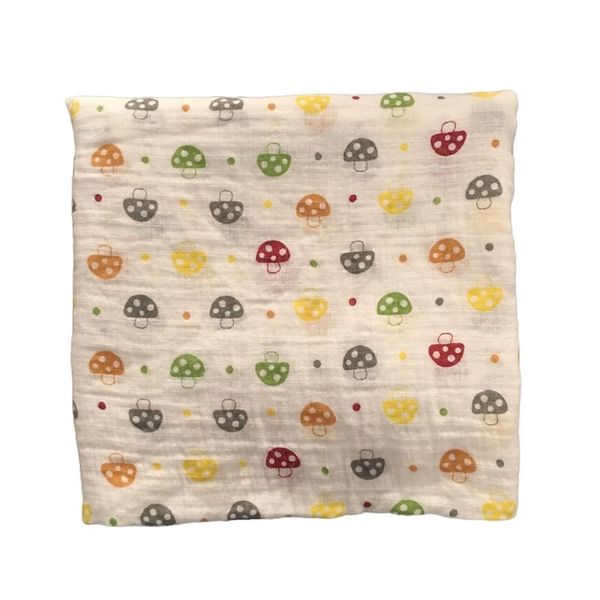 

120x120cm muslin newborn baby bath towel swaddle blankets baby swaddle cotton multi designs functions 6 types new sale