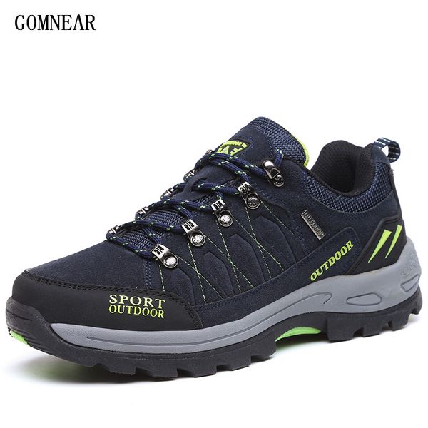 

gomnear men's hiking shoes male outdoor shoes hiking antiskid breathable trekking hunting tourism mountain sneakers boots
