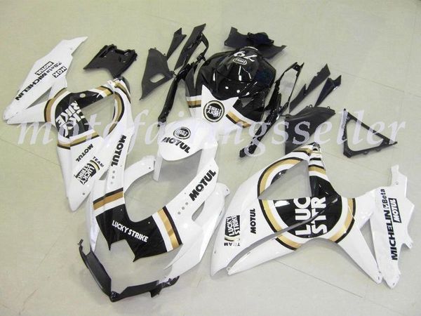 

new abs plastic fairings kit fit for suzuki gsxr600 gsxr750 gsx-r600 r750 k8 2008 2009 2010 injection mold blue flame